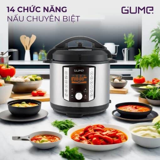 Nồi Áp Suất Điện Đa Năng GUME Hàn Quốc - Bảo hành 24 Tháng- Hàng CHính Hãng