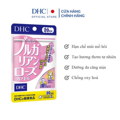 Viên uống thơm cơ thể DHC hoa hồng 20 ngày