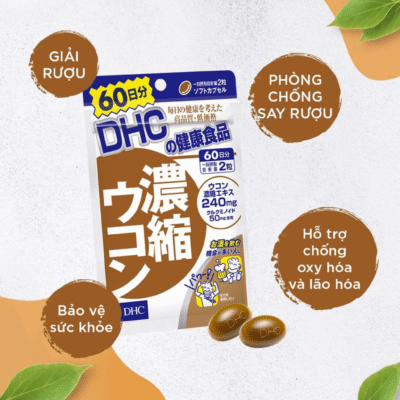 Viên uống hỗ trợ giải rượu DHC Nhật bản