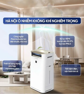 Máy lọc không khí cao cấp Sharp KI-RS50 nội địa Nhật