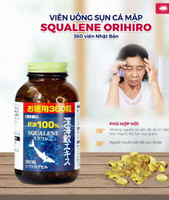 Viên Uống Sụn Cá Mập Squalene Orihiro