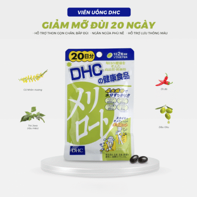 Viên uống hỗ trợ giảm mỡ đùi DHC 20 ngày Nhật Bản