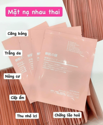 Mặt nạ nhau thai cuốn rốn Nhật Bản hộp 50 miếng