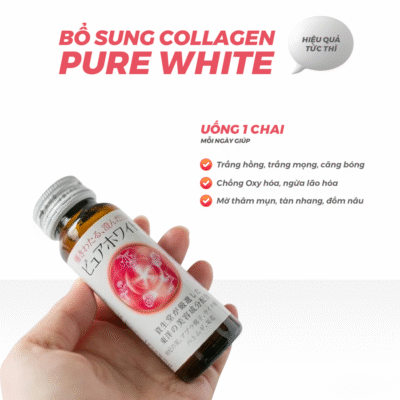 Nước uống trắng da của Nhật Pure White Shiseido Chính Hãng