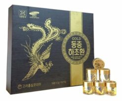 Viên uống đông trùng hạ thảo Gold Hàn Quốc hộp gỗ 30 viên