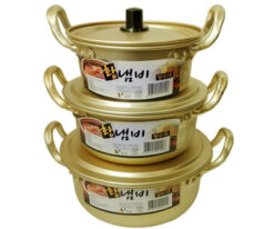 Nồi nhôm nấu MỲ ăn 2 quai-HÀN QUỐC