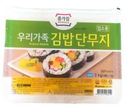 Củ Cải Muối Làm Kimbap Hàn Quốc Hộp 3Kg