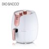 Nồi Chiên Không Dầu DIO BACCO 2IN1 7Lít Mầu Trắng Hồng