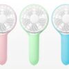 Quạt Tích Điện, Quạt Cầm Tây Mini BLUE_STORM_F5 HÀN QUỐC