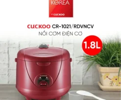 Nồi Cơm Điện CUCKOO 1,8 lít CR-1021 Màu Đỏ