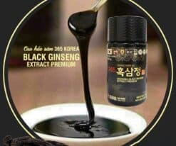 [CHUYÊN SỈ CHÍNH HÃNG] Cao Hắc Sâm 365 HÀN QUỐC cô đặc 100% Black Ginseng Extract Gold Hàn Quốc (Hộp 4 Lọ * 250G)
