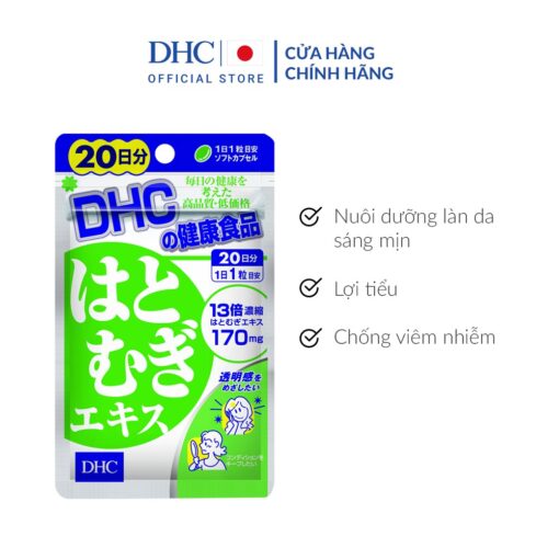 Viên uống trắng da DHC Nhật Bản 20 ngày