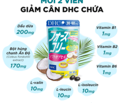 Viên uống hỗ trợ giảm cân DHC bổ sung dầu dừa Nhật Bản