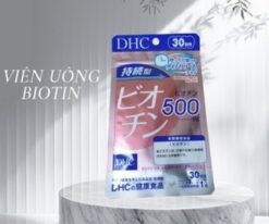 Viên uống hỗ trợ mọc tóc Biotin DHC Sustained Release Biotin 500mcg